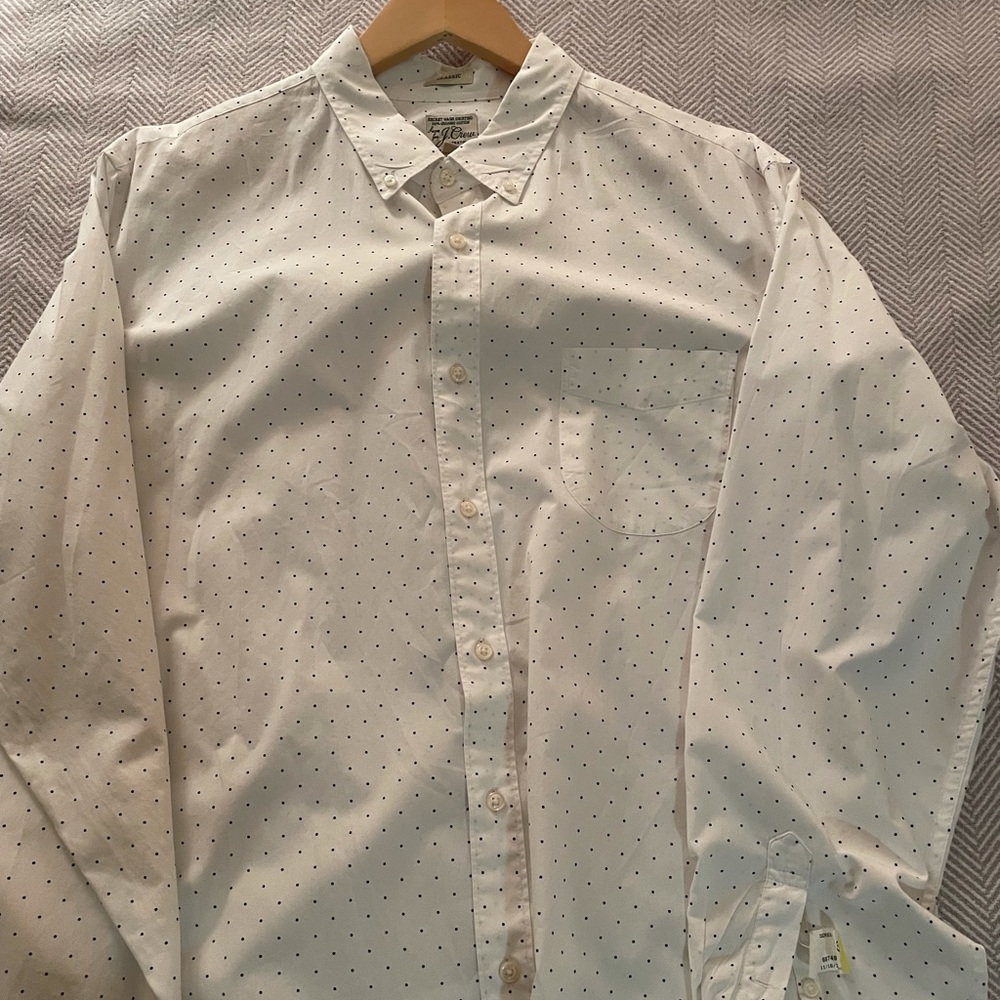 J Crew Men’s XL Organic Secret Wash Classic Fit